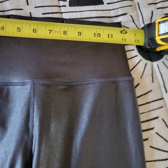 EUC Athleta Elation Ultra High Rise Tight Shimmer Charcoal Gray Xsmall - Picture 9 of 13